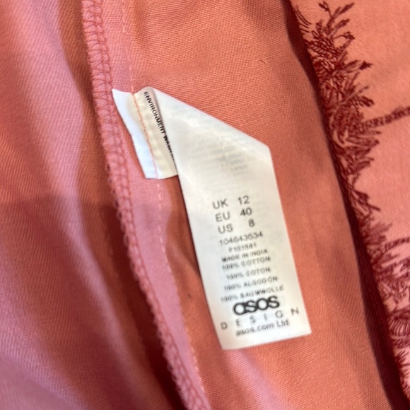 Pink ASOS Patterned Button-Up Shirt - Picture 9 of 9